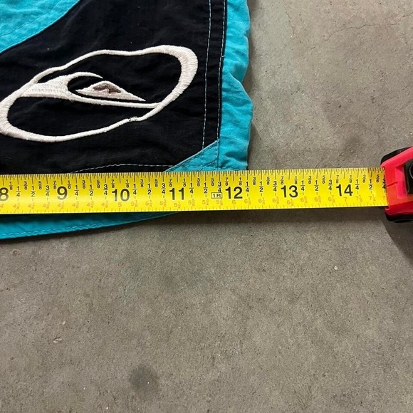 Vintage Embroidered O'Neill Blue and Black Board Shorts‎ w32 - Picture 7 of 8